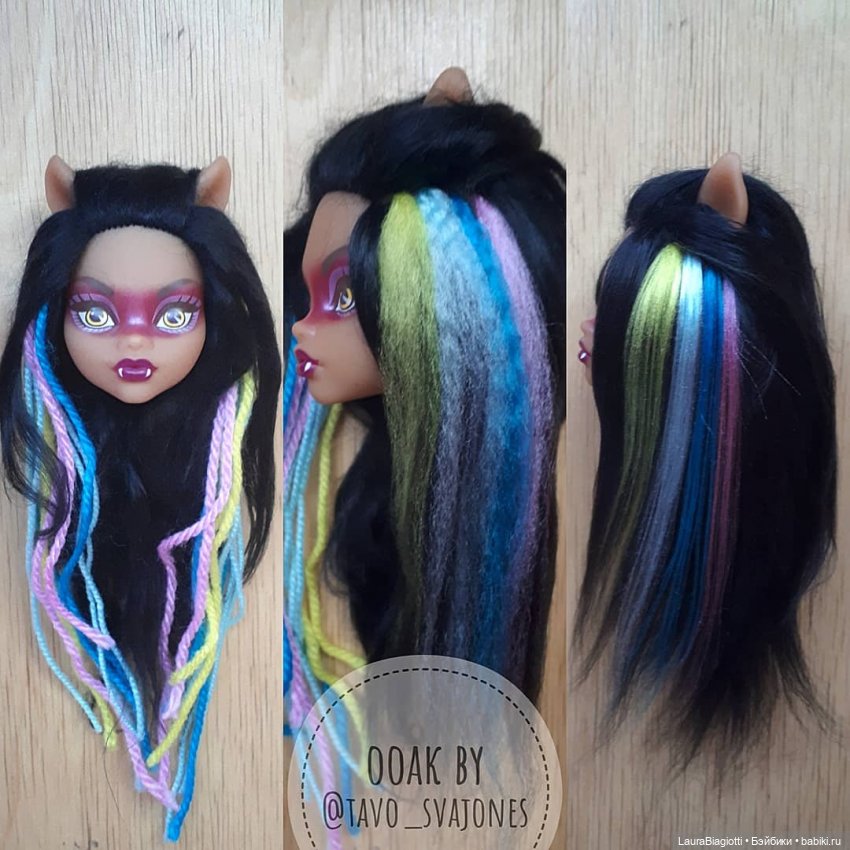 Парочка Вульфов :3 | Бэйбики Парочка Вульфов :3 — ООАК Monster High и Ever After High: репейнт (фото 9)