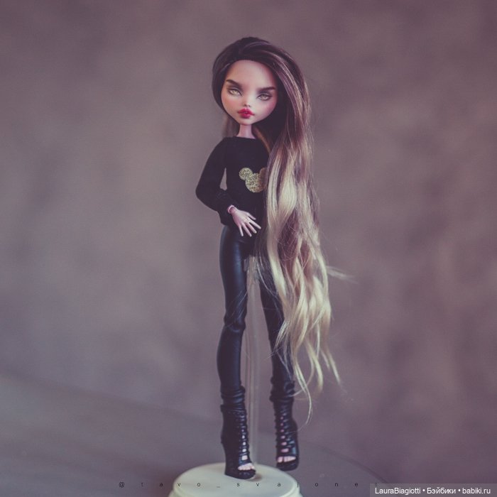 Дракулаура Монстер Хай | Бэйбики Дракулаура Монстер Хай — ООАК Monster High и Ever After High: репейнт (фото 5)