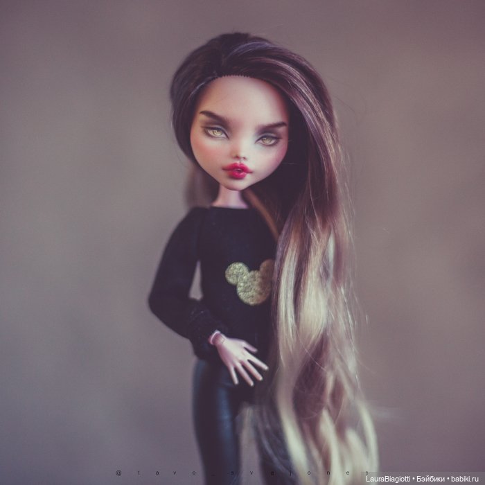 Дракулаура Монстер Хай | Бэйбики Дракулаура Монстер Хай — ООАК Monster High и Ever After High: репейнт (фото 7)