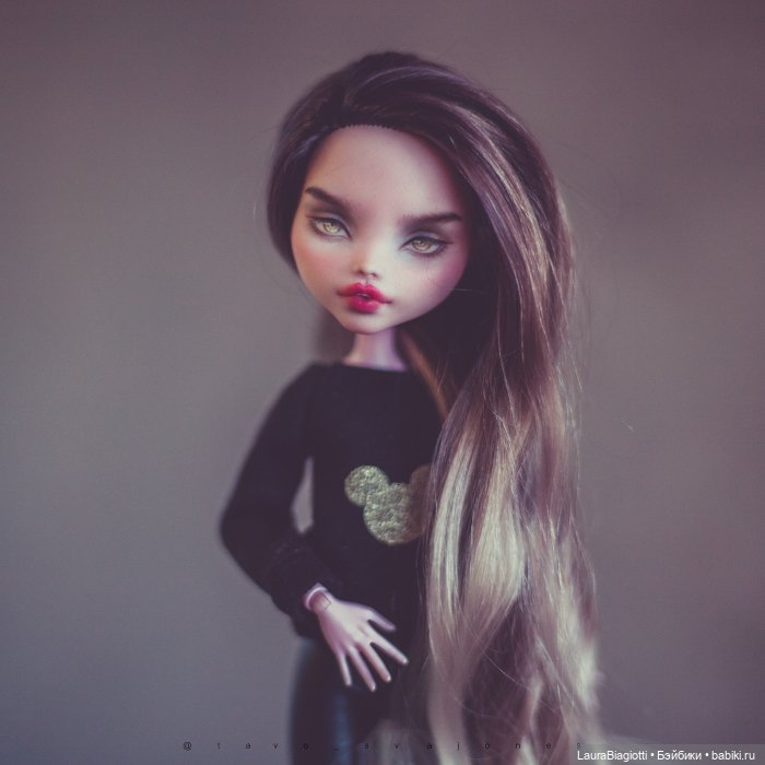 Дракулаура Монстер Хай | Бэйбики Дракулаура Монстер Хай — ООАК Monster High и Ever After High: репейнт (фото 6)