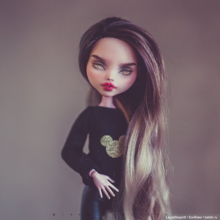 Дракулаура Монстер Хай — ООАК Monster High и Ever After High: репейнт (фото 8)