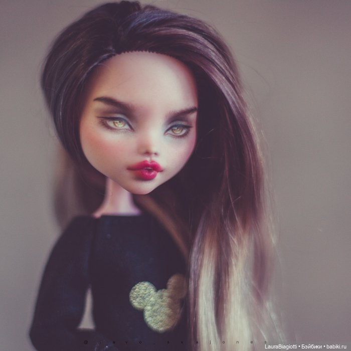 Дракулаура Монстер Хай | Бэйбики Дракулаура Монстер Хай — ООАК Monster High и Ever After High: репейнт (фото 4)