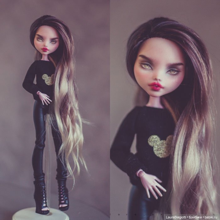 Дракулаура Монстер Хай | Бэйбики Дракулаура Монстер Хай — ООАК Monster High и Ever After High: репейнт (фото 2)