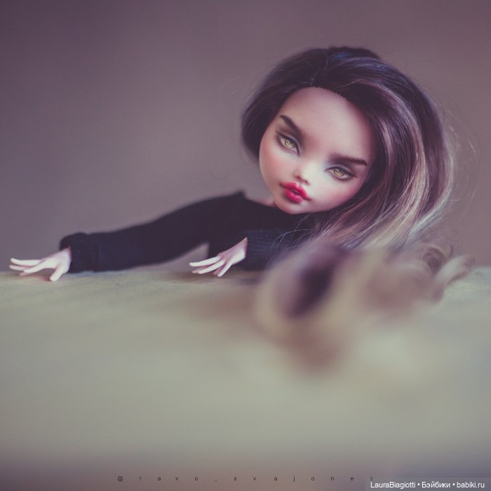 Дракулаура Монстер Хай | Бэйбики Дракулаура Монстер Хай — ООАК Monster High и Ever After High: репейнт (фото 3)