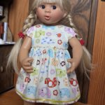 Платье "Слоники" для вихтеля 32 см