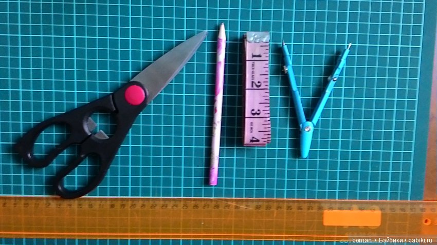 Построение выкройки шляпки для любой куклы