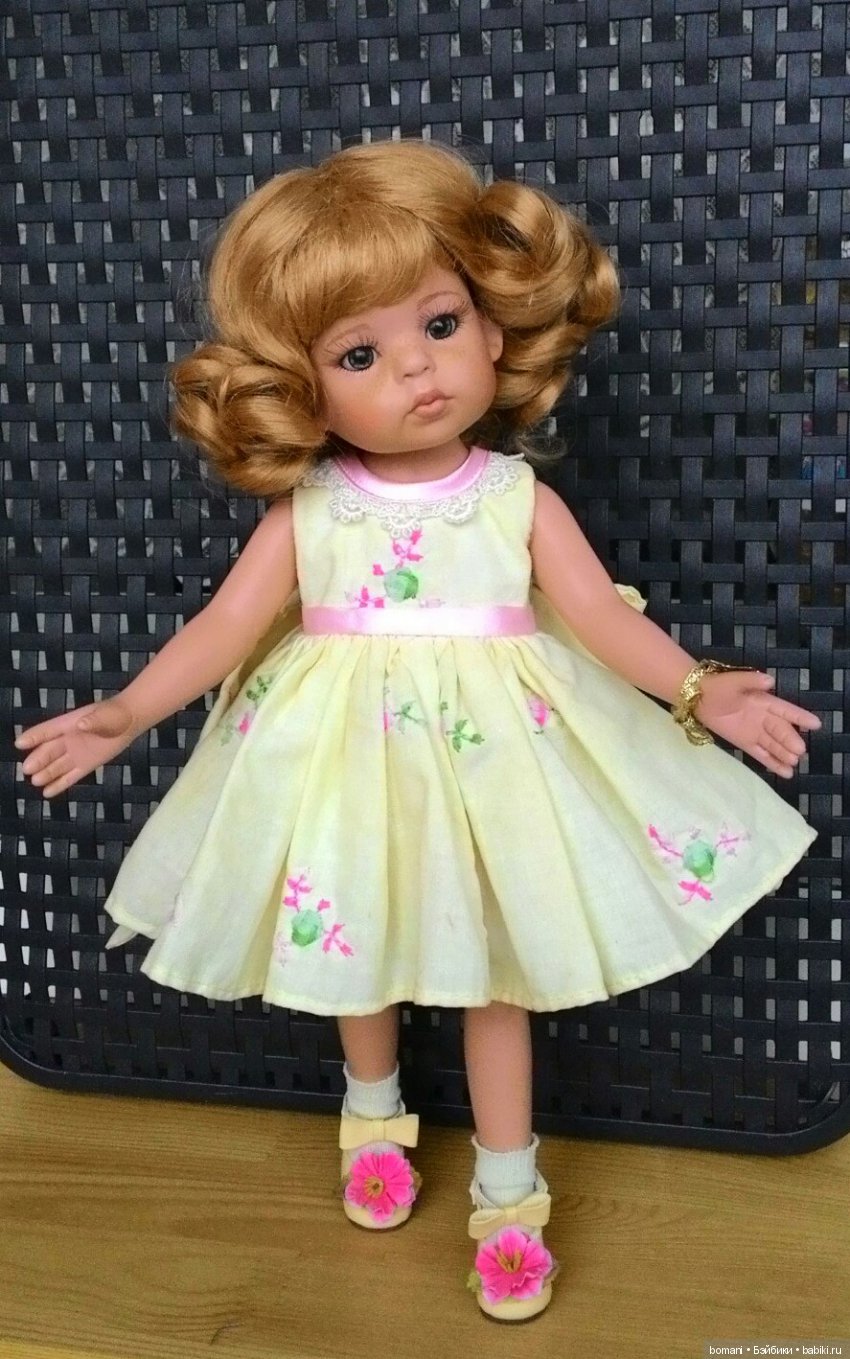 Сестрички - сладкие губки, пухлые щечки. Куклы от Linda Rick 33см (фото 2)