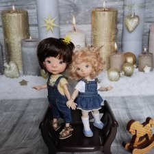 Пока только подружки. Авторские шарнирные куклы