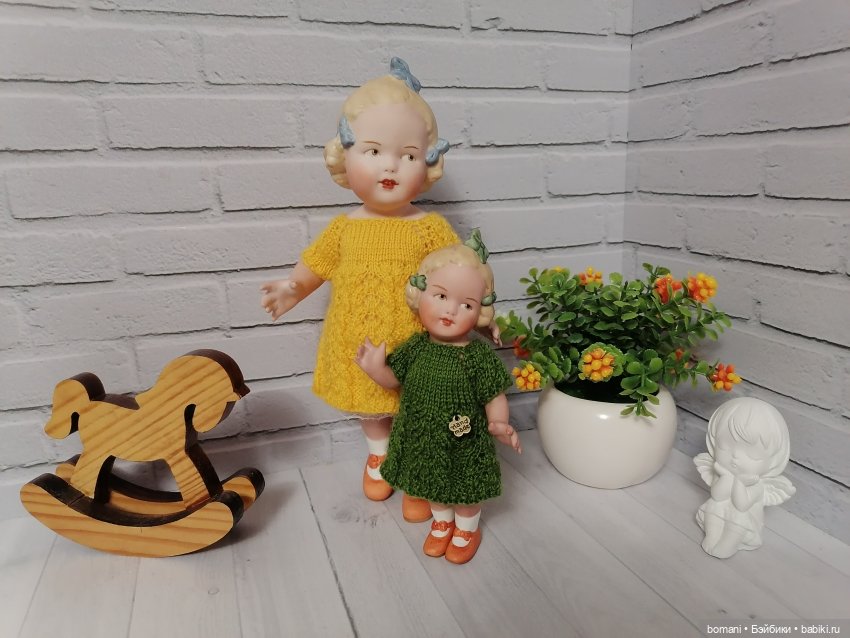 Сестрички Лизок и Элли — Антикварные куклы Heubach Koppelsdorf (Хойбах): молд 300 (фото 4)