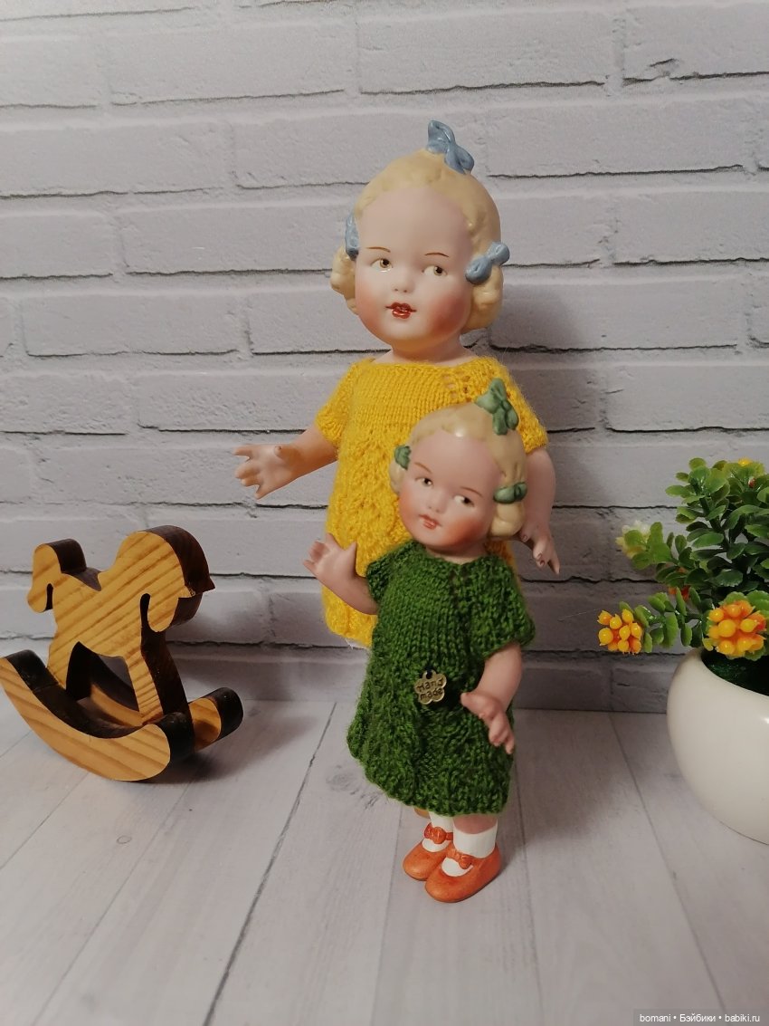 Сестрички Лизок и Элли — Антикварные куклы Heubach Koppelsdorf (Хойбах): молд 300 (фото 3)