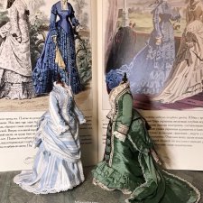 С модных страниц журнала. Коллекционная миниатюра 1/12