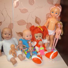 Куклы до и после