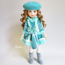 Talia in Blue, Ruby Red Fashion Friends