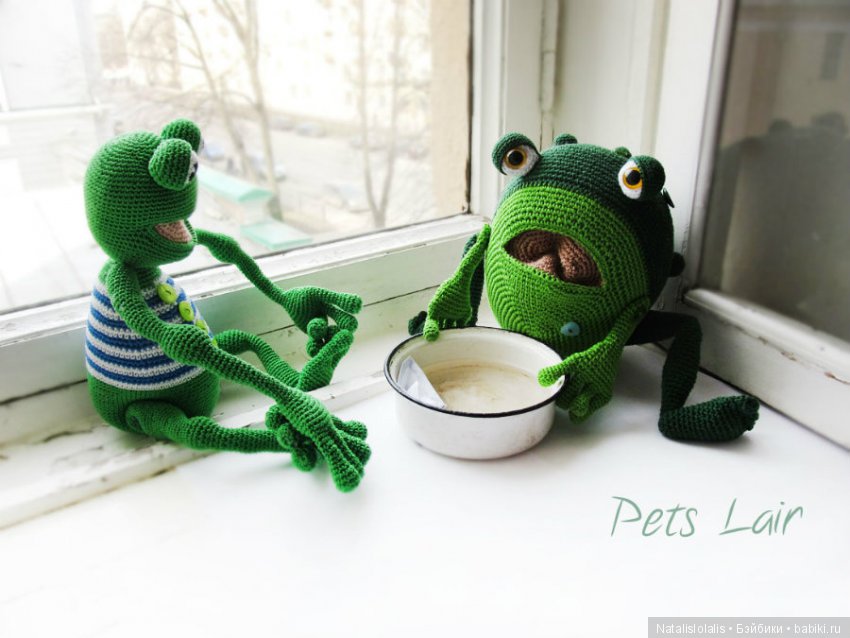 Жабы мореплаватели — Вязаные игрушки и амигуруми: крючком