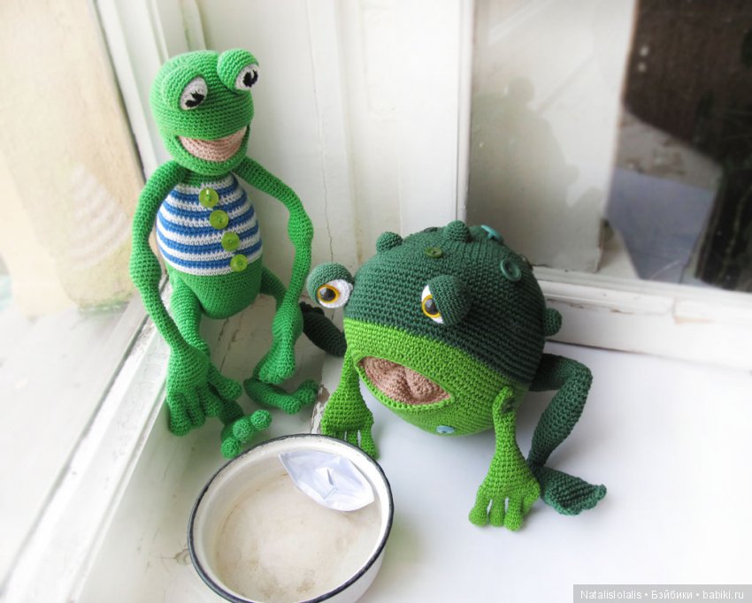 Жабы мореплаватели — Вязаные игрушки и амигуруми: крючком