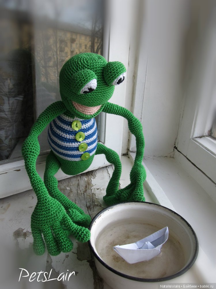 Жабы мореплаватели — Вязаные игрушки и амигуруми: крючком