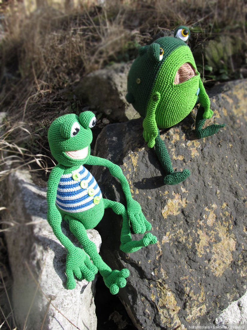 Жабы мореплаватели — Вязаные игрушки и амигуруми: крючком