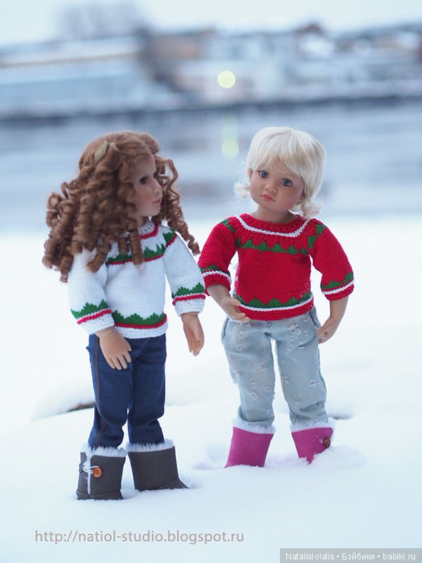 Merry Christmas — Куклы Kidz'n'Cats (Соня Хартман): шарнирные 46 см