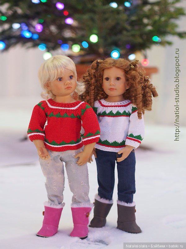 Merry Christmas — Куклы Kidz'n'Cats (Соня Хартман): шарнирные 46 см (фото 10)