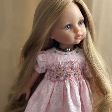 Платье с буфами на Paola Reina и других подобных кукол Платье с буфами на Paola Reina и других подобных кукол