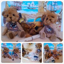 Братики - пиратики. Львята в поисках сокровищ. Авторские игрушки ручной работы