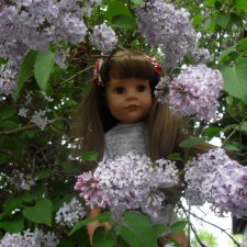 Первая прогулка с куклой Готц