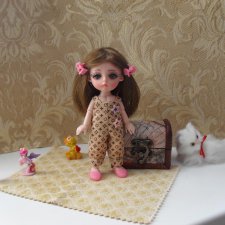 Кнопка -моя переделочка   куколки Baboliy