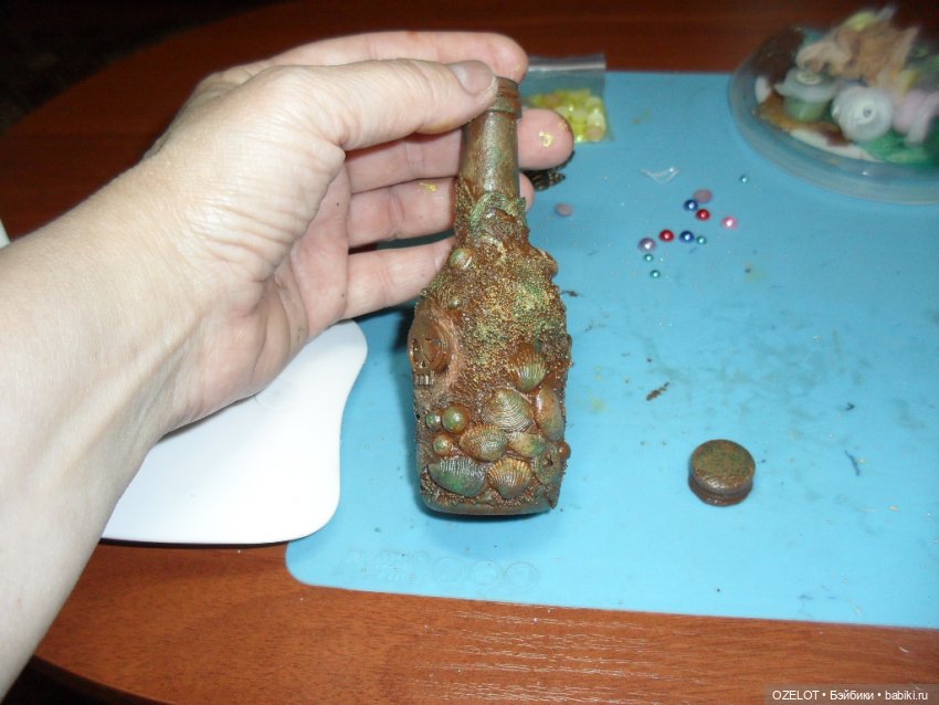 Йо-хо-хо! И бутылка рома! Мой мк по состариванию бутылки (фото 9)