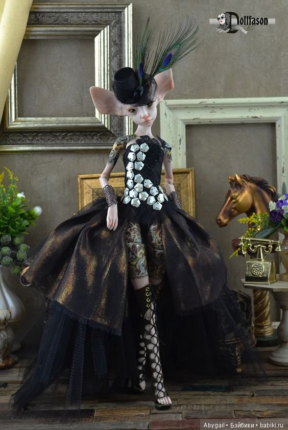 Фарфоровая шарнирная кукла Татьяны Трифоновой