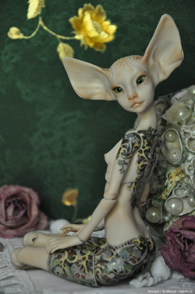 Фарфоровая шарнирная кукла Татьяны Трифоновой (фото 5)