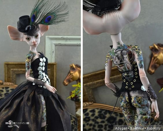 Фарфоровая шарнирная кукла Татьяны Трифоновой