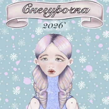 Авторская бумажная кукла «Снегурочка»