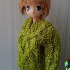 Замечательные свитерочки на Azone doll,Obitsu и похожих