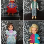 Лот ГДР Девочки  и парнишка в родном