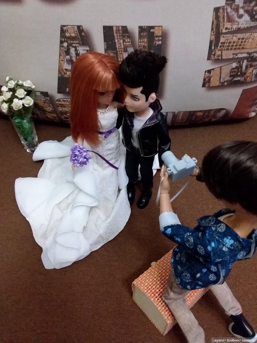 Они сами пишут свои истории: Лестат и Соланж. Свадебная фотосессия