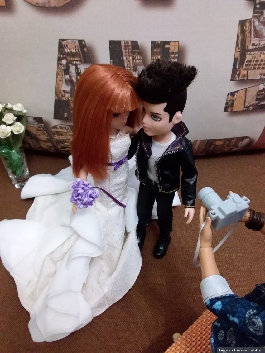 Они сами пишут свои истории: Лестат и Соланж. Свадебная фотосессия