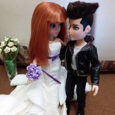 Они сами пишут свои истории: Лестат и Соланж. Свадебная фотосессия