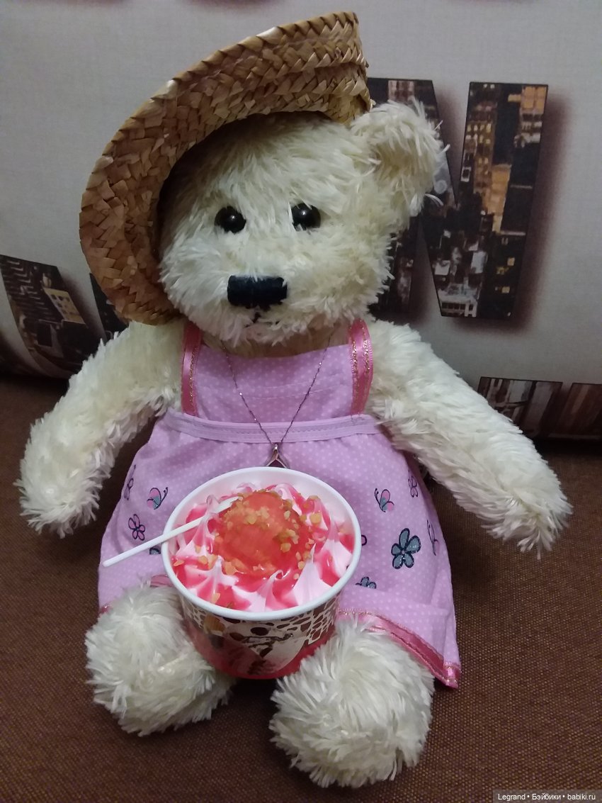 Пембе и мороженое — Плюшевые мишки и игрушки (Teddy Bear): винтаж (фото 7)