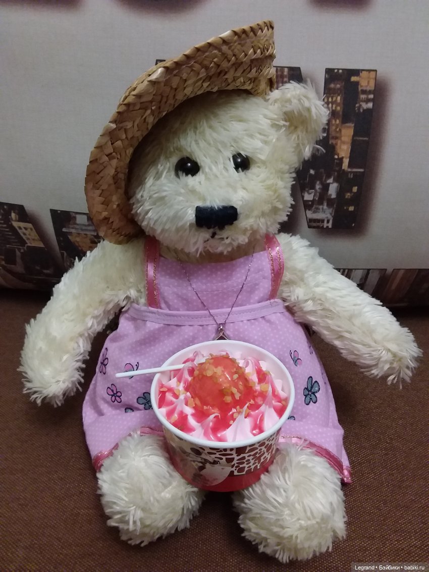 Пембе и мороженое — Плюшевые мишки и игрушки (Teddy Bear): винтаж (фото 5)