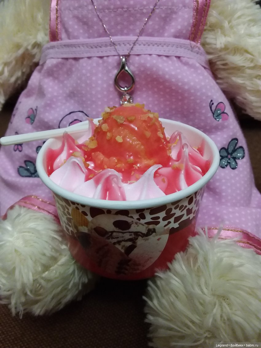 Пембе и мороженое — Плюшевые мишки и игрушки (Teddy Bear): винтаж