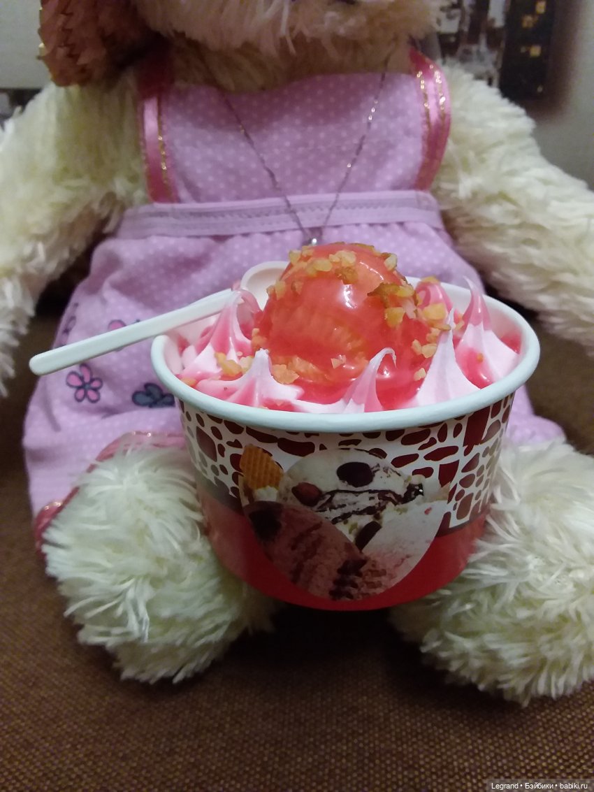 Пембе и мороженое — Плюшевые мишки и игрушки (Teddy Bear): винтаж (фото 2)