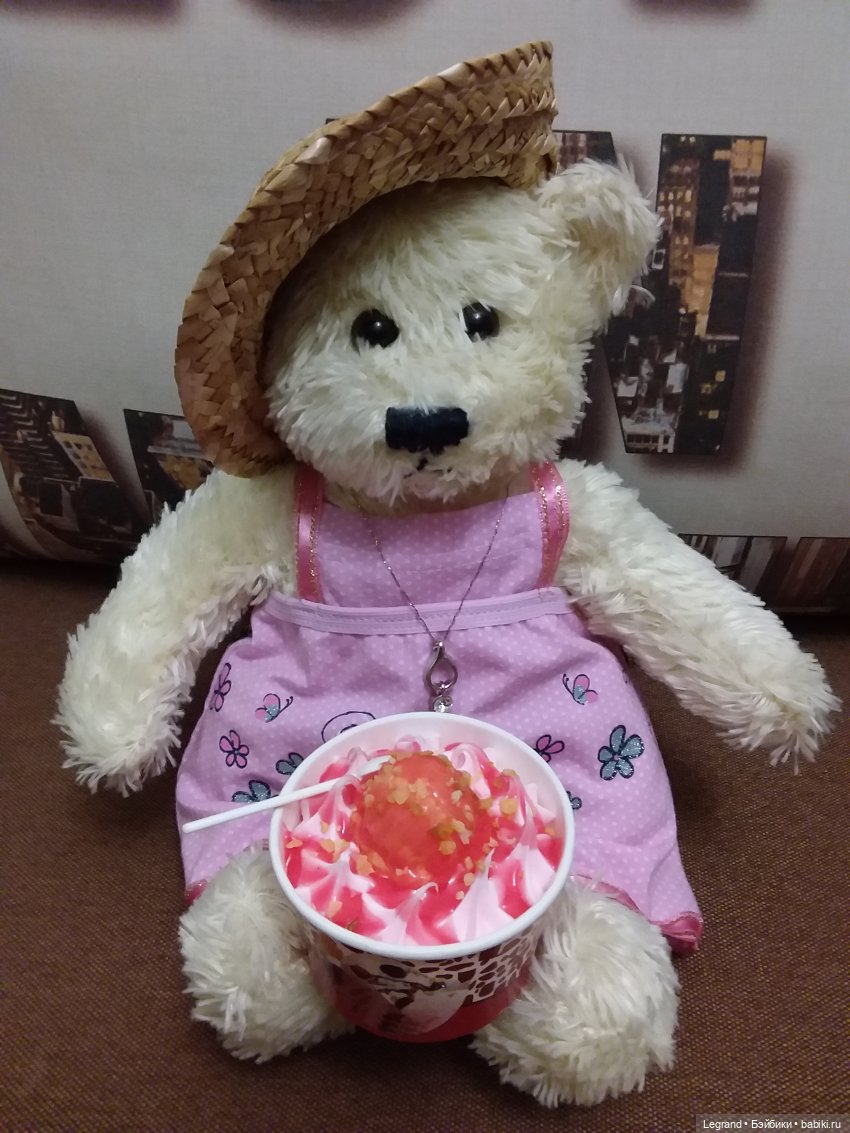 Пембе и мороженое — Плюшевые мишки и игрушки (Teddy Bear): винтаж (фото 3)