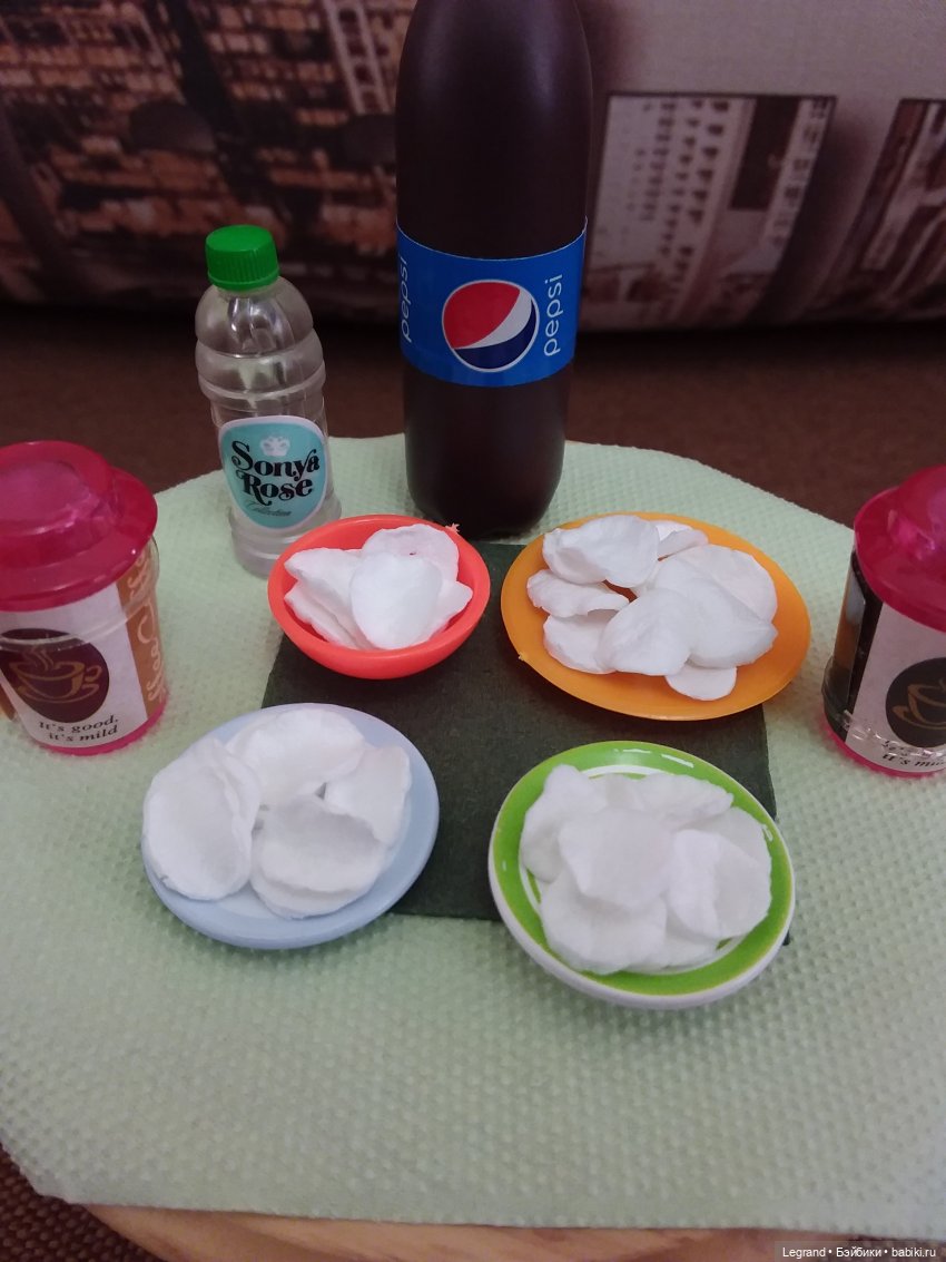 Рисовые чипсы для 1:6 из фоамирана (фото 6)