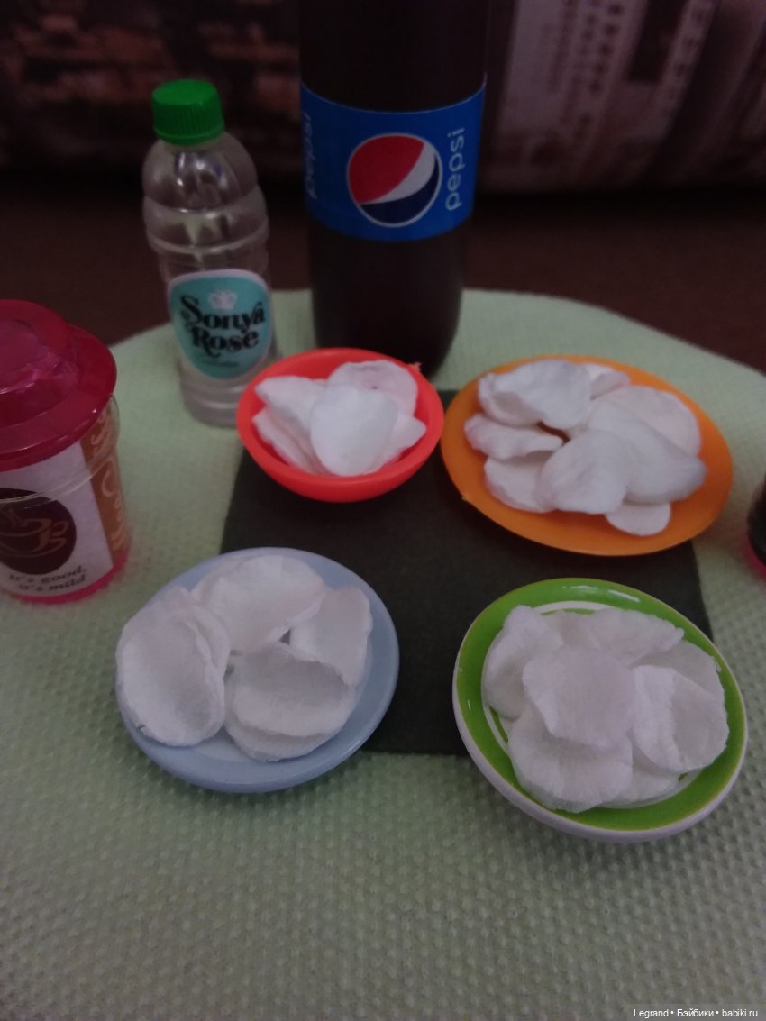 Рисовые чипсы для 1:6 из фоамирана (фото 5)