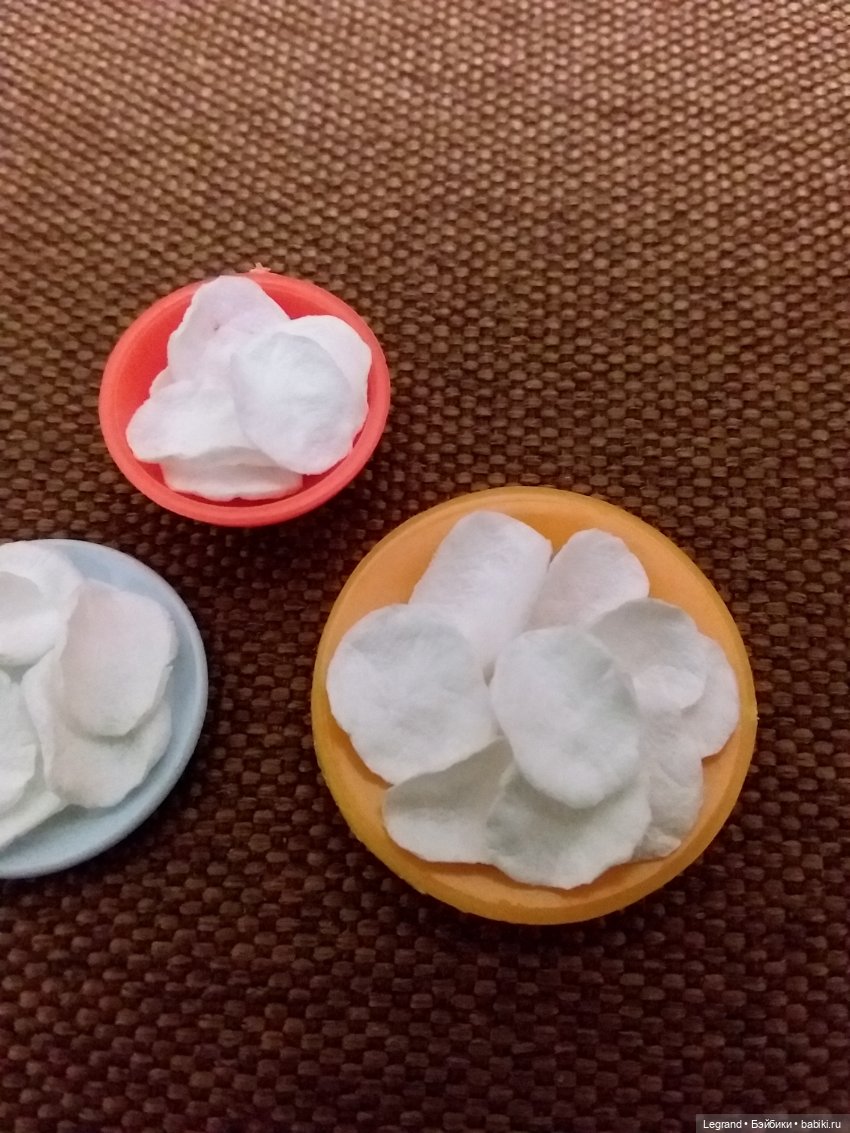 Рисовые чипсы для 1:6 из фоамирана