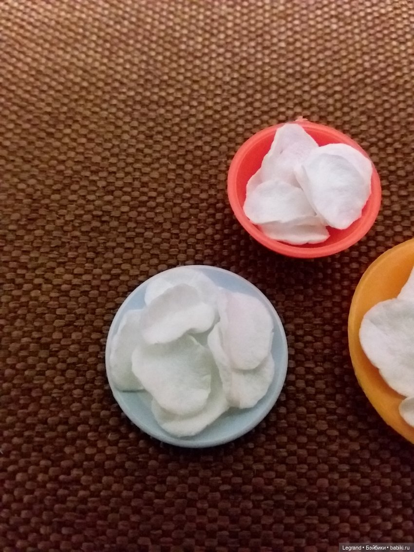 Рисовые чипсы для 1:6 из фоамирана