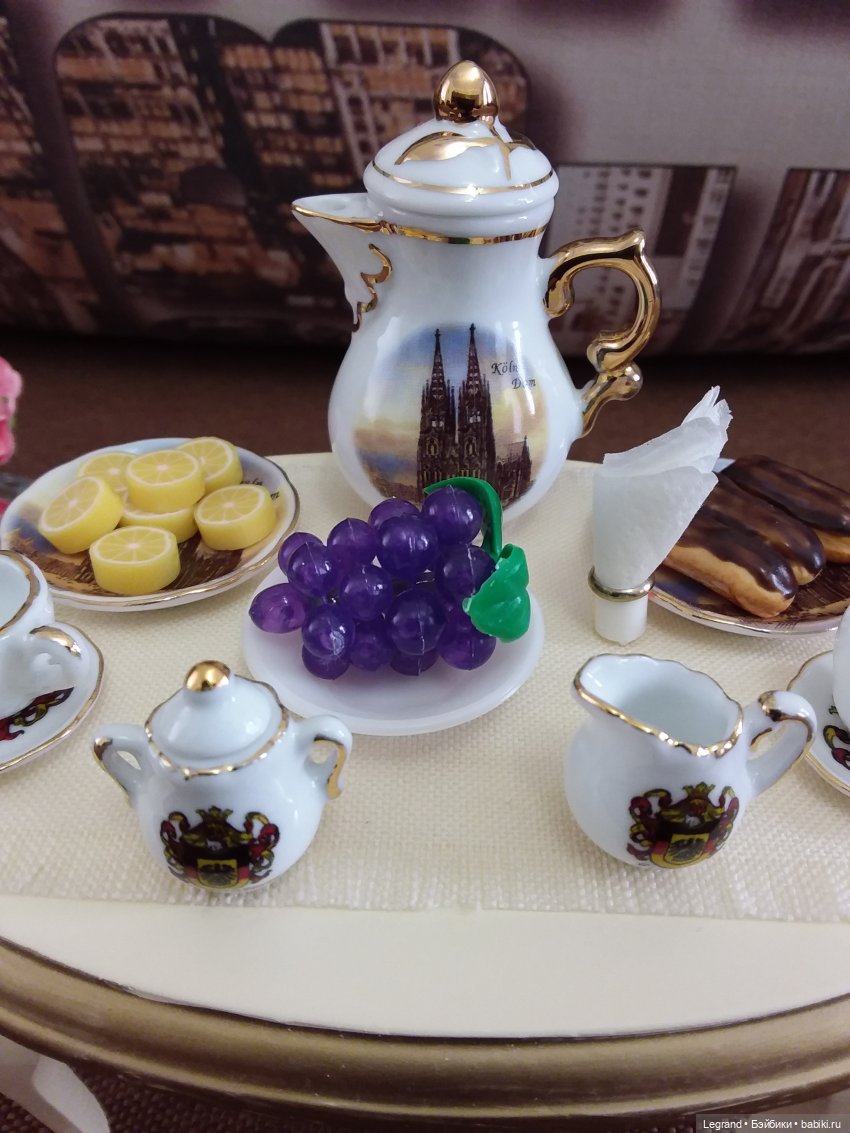 Сервиз "Кёльн" от Reutter Porzellan и шкатулочка: жизнь в формате 1:6 (фото 2)