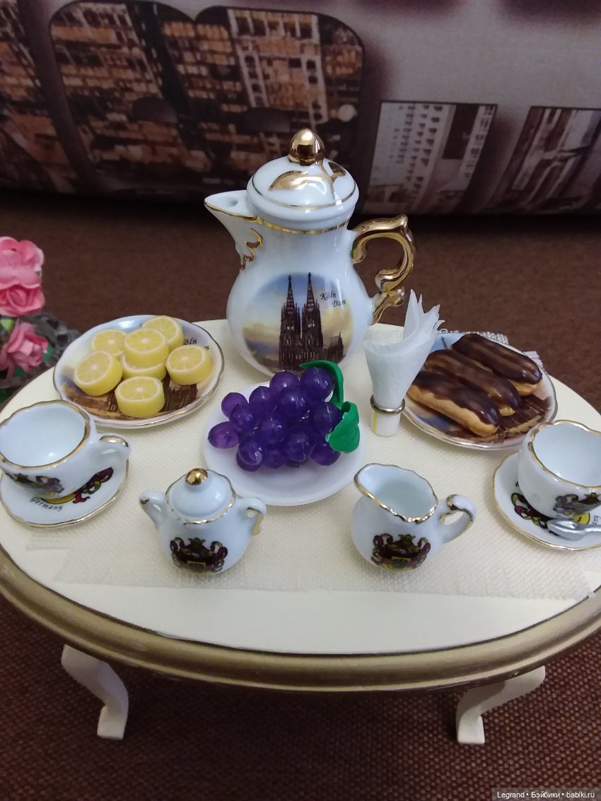 Сервиз "Кёльн" от Reutter Porzellan и шкатулочка: жизнь в формате 1:6 (фото 5)