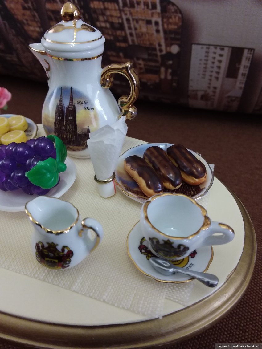 Сервиз "Кёльн" от Reutter Porzellan и шкатулочка: жизнь в формате 1:6 (фото 3)