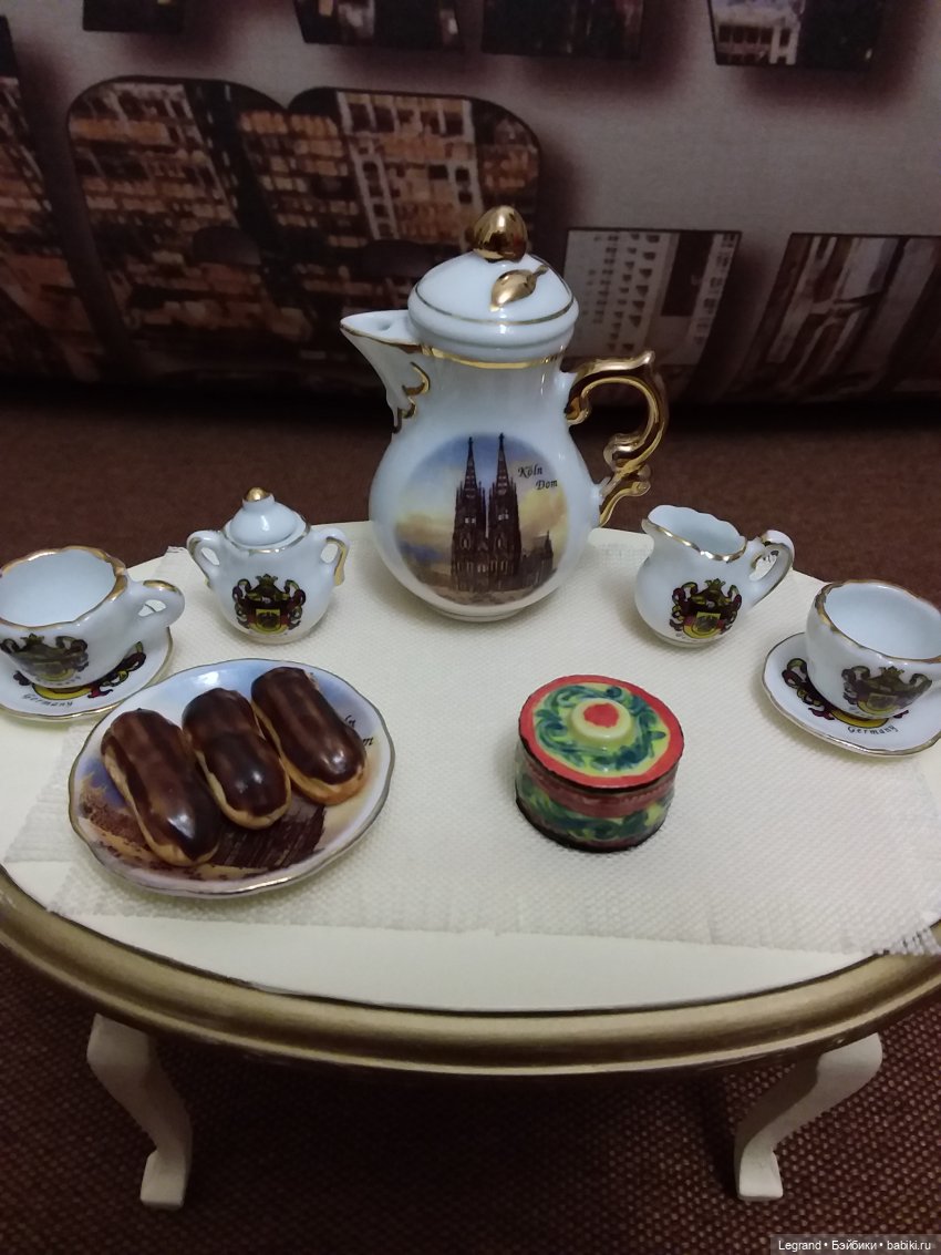 Сервиз "Кёльн" от Reutter Porzellan и шкатулочка: жизнь в формате 1:6 (фото 6)